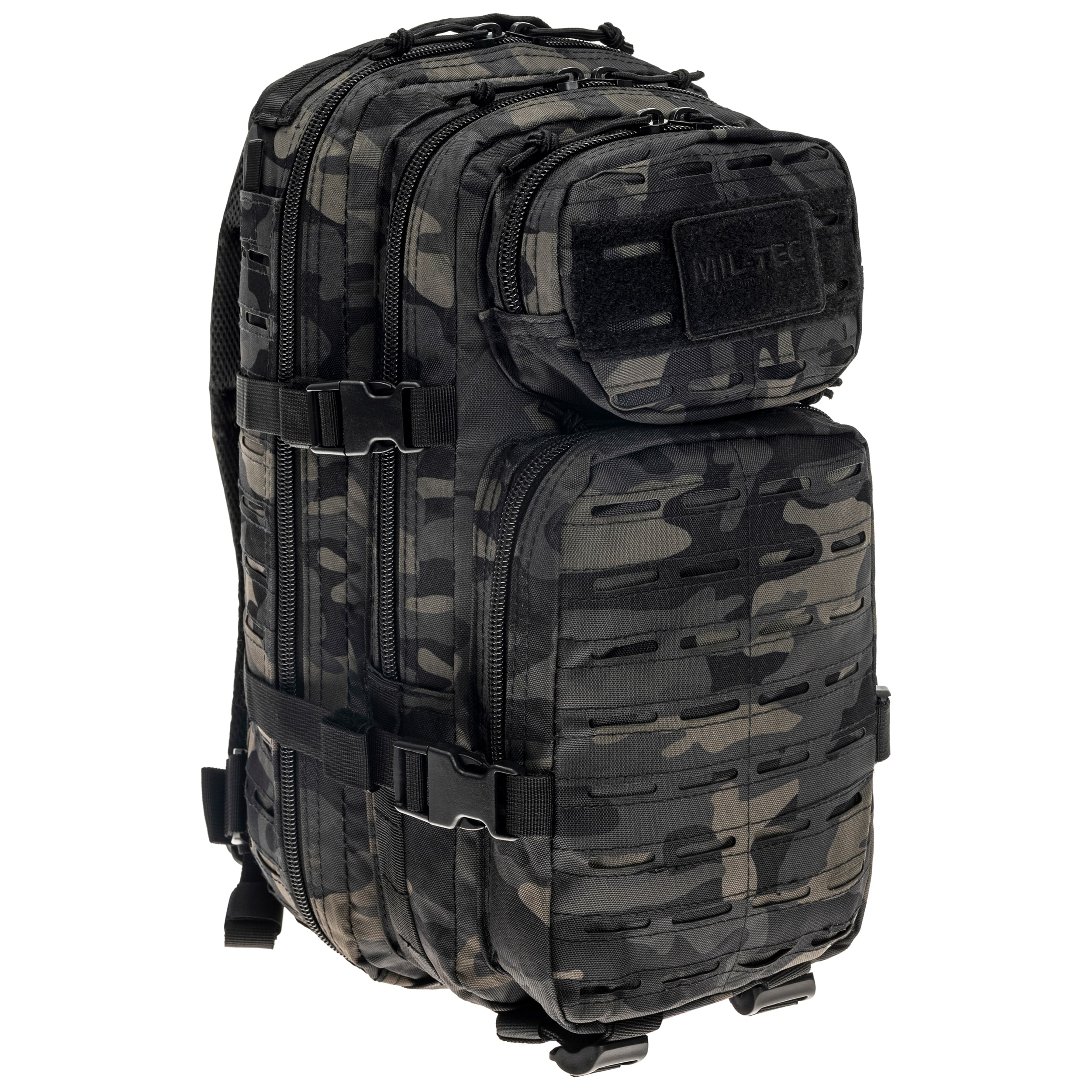 Mil-Tec - Assault Pack Laser Cut Small - Rucksack 20 l - Dark Camo