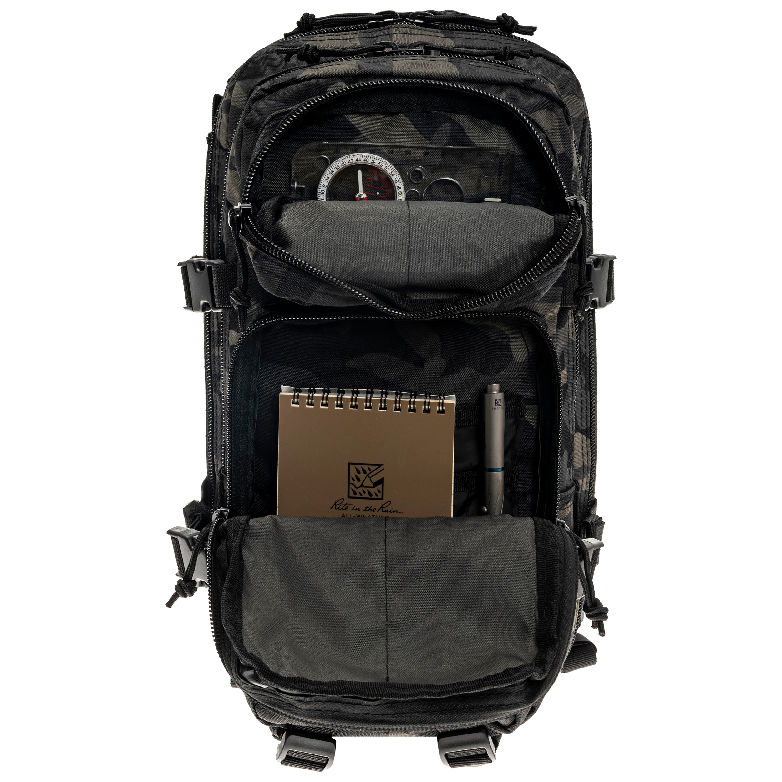 Mil-Tec - Assault Pack Laser Cut Small - Rucksack 20 l - Dark Camo