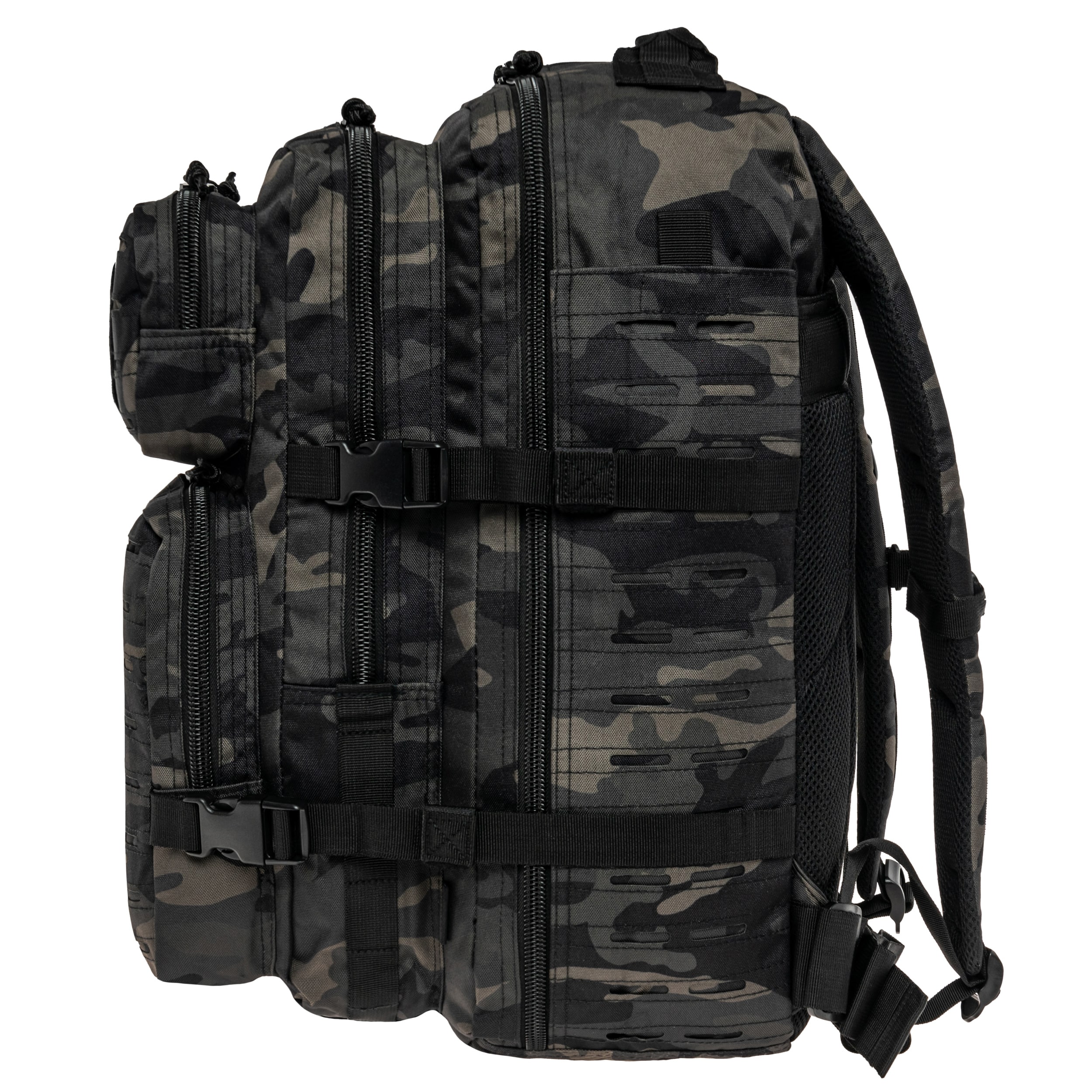 Mil-Tec - Assault Pack Laser Cut -  Taktischer Rucksack 36 l - Large - Dark Camo