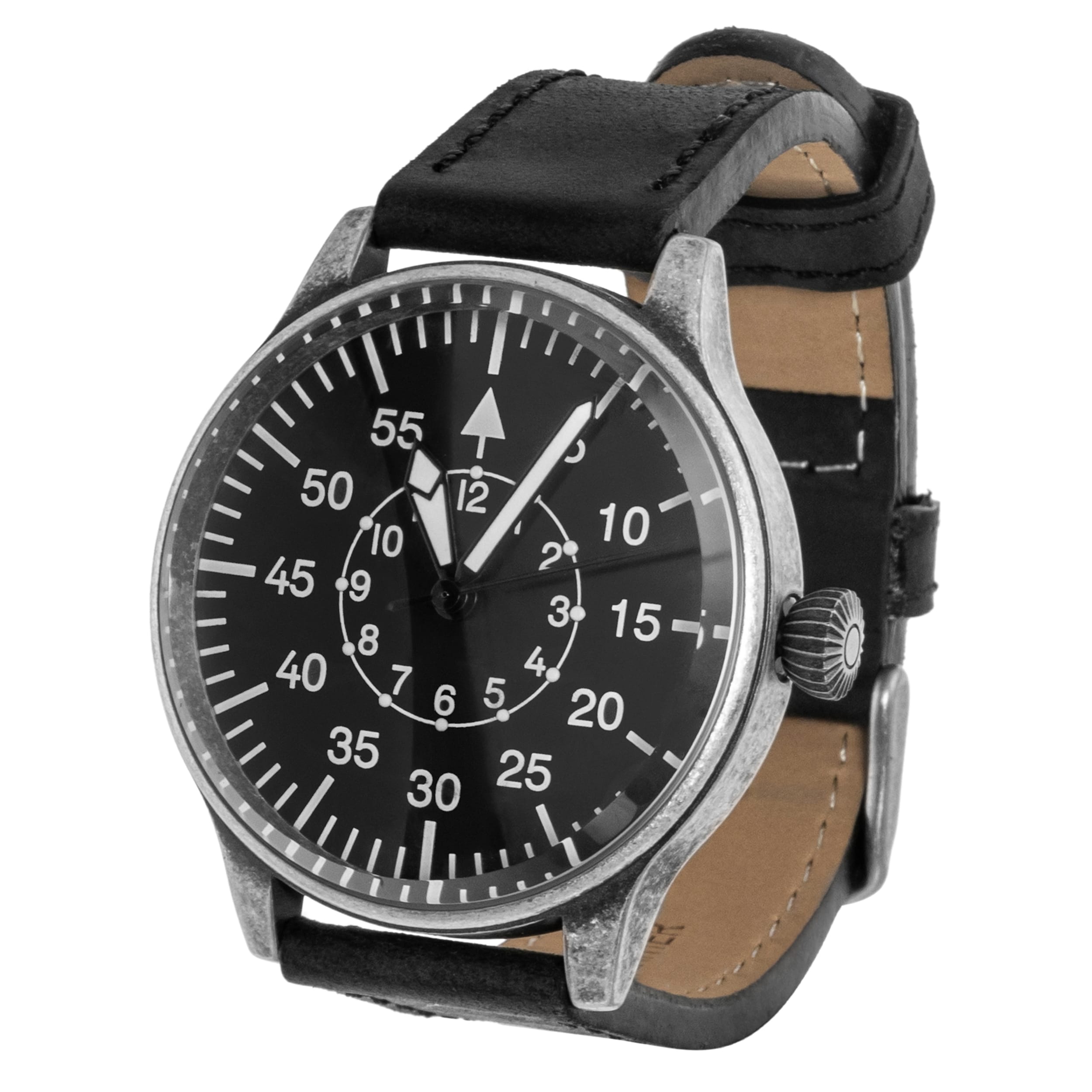 Mil-Tec - Army Retro Pilot Quartz Watch - Handuhr - Black