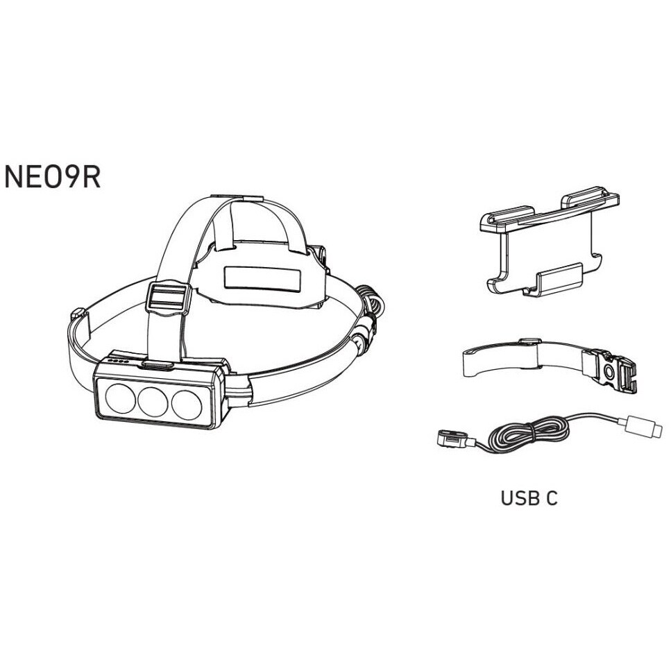 Ledlenser - Neo 9R - Stirnlampe 1200 Lumen - Blue