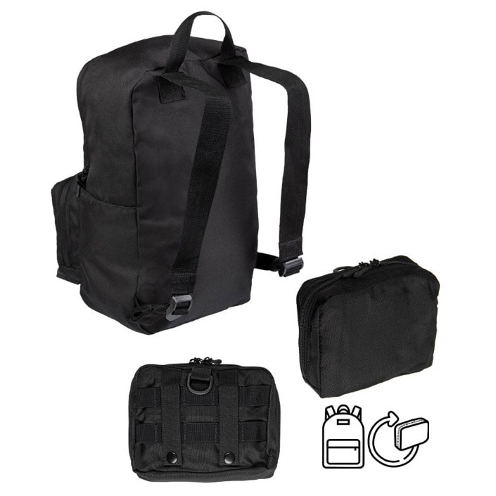 Mil-Tec US Ultra Compact Assault - Rucksack 15 l - black