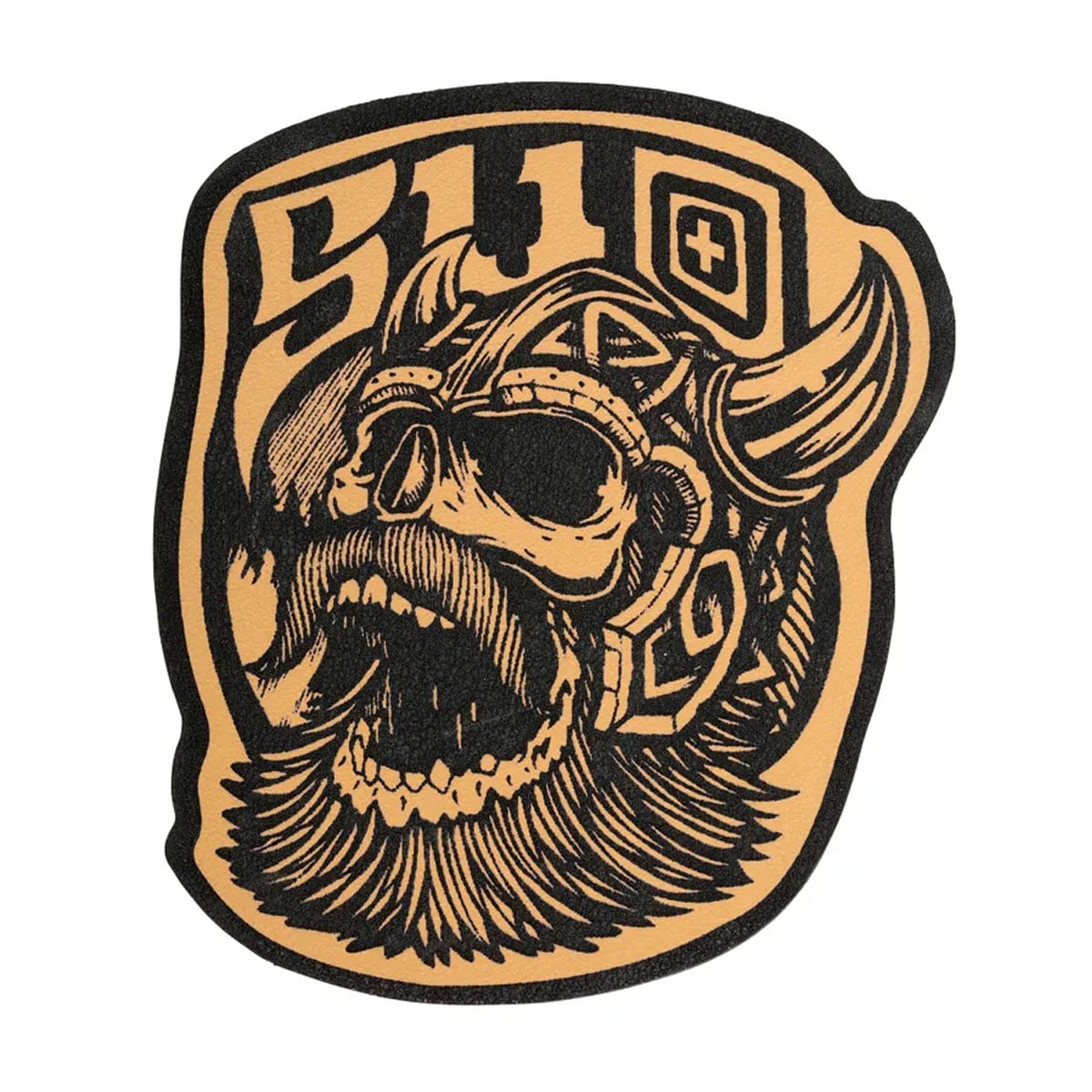 5.11 - Viking Patch - Lederaufnäher - Brown