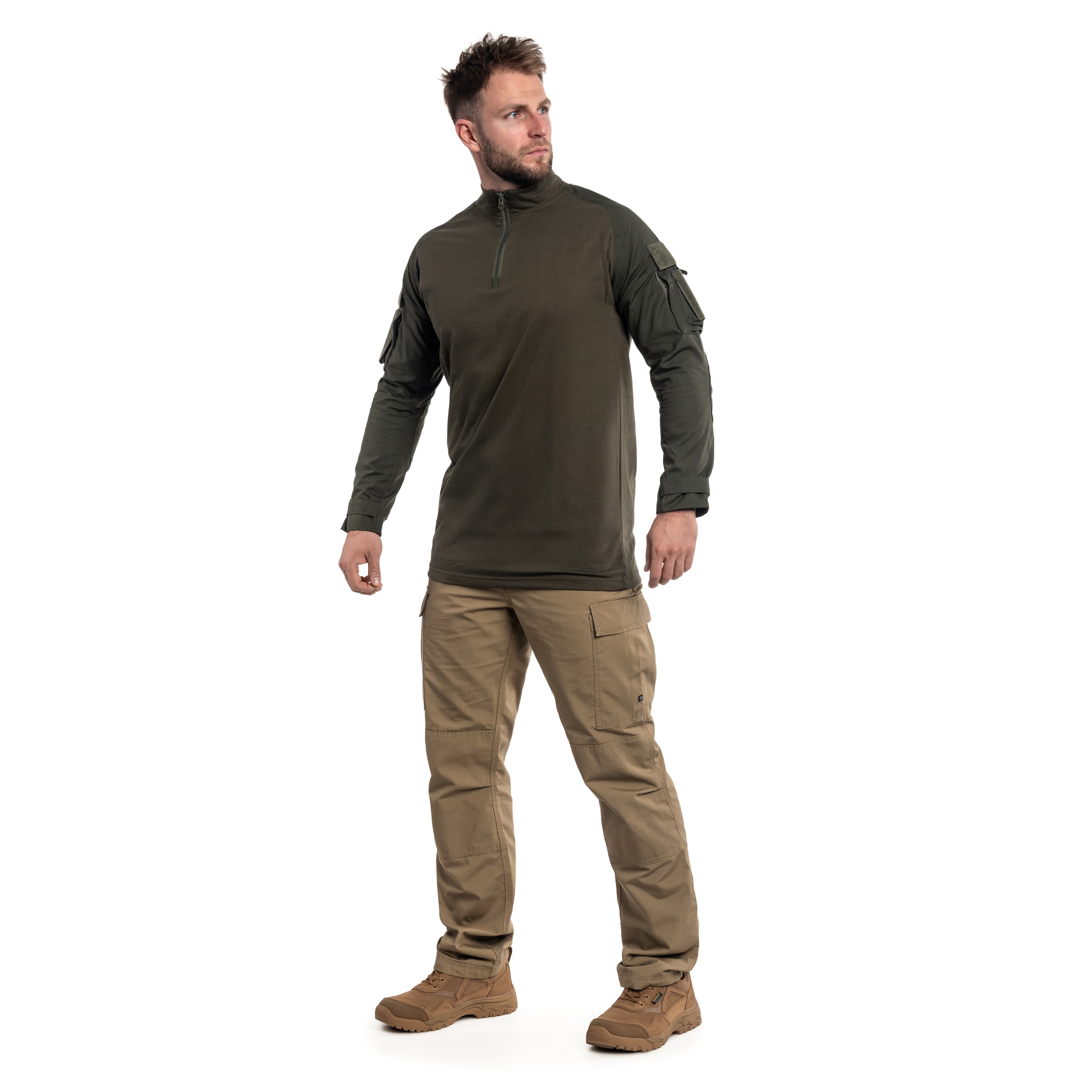 Voodoo Tactical - Combat Shirt - Taktisches Sweatshirt - Olive Drab