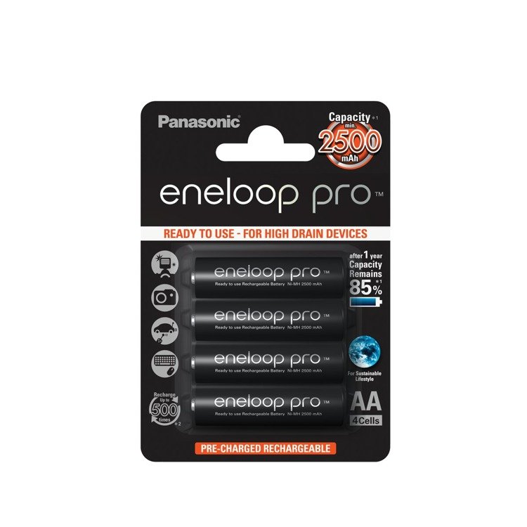 Panasonic - Eneloop Pro AA 2500mAh - Akku - 4Stk