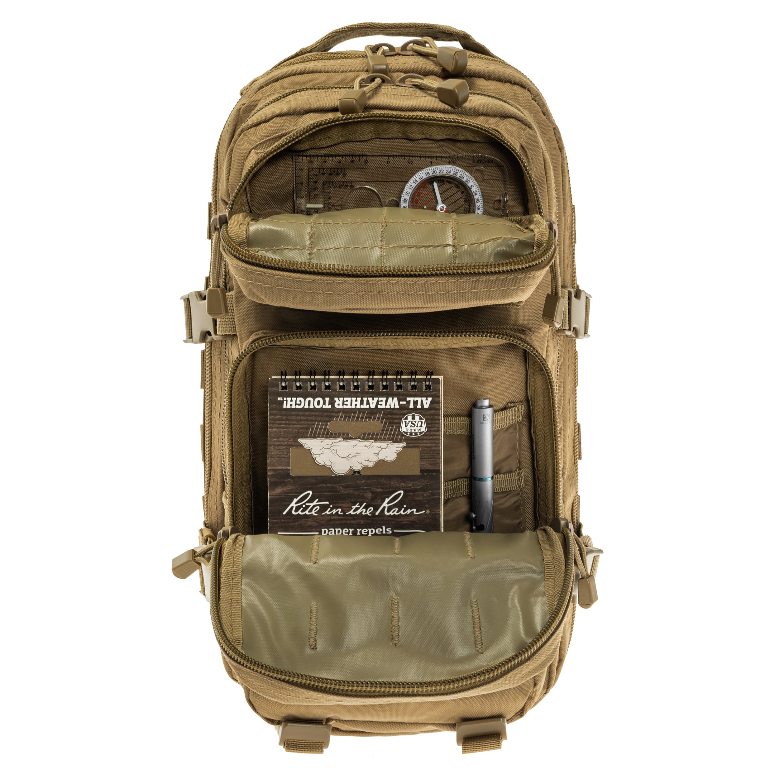 Mil-Tec Small Assault Pack - Rucksack 20 l - Coyote