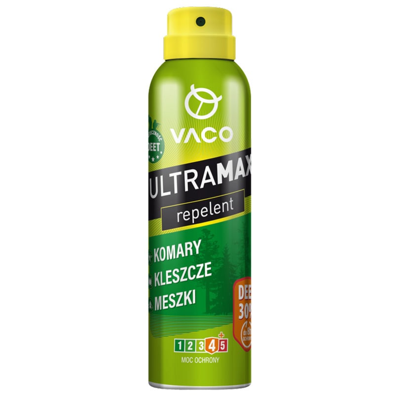 Vaco - UltraMax - Mückenschutz, Mittel gegen Zecken und Kriebelmücken 170 ml - Spray