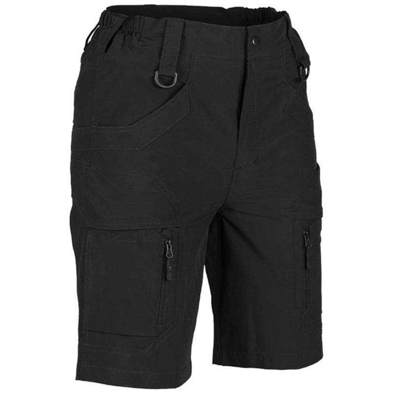 Mil-Tec - Assault Elastic - Shorts -Black