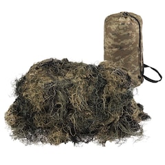 Mil-Tec - Ghillie Cover Anti Fire - Tarnnetz 300 x 200 cm - Woodland