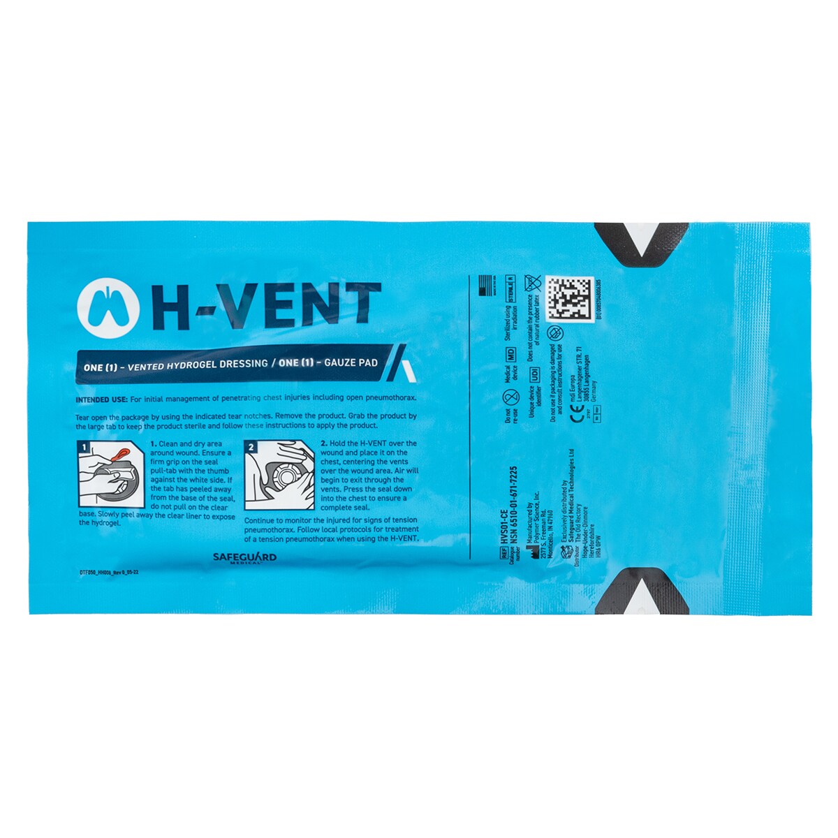 HyVent - Chest Seal - Belüfteter Brustverband