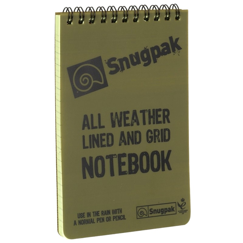 Snugpak - Wasserfestes Notizbuch - Olive