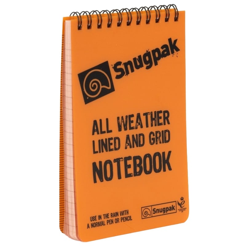 Snugpak - Wasserfestes Notizbuch - Orange