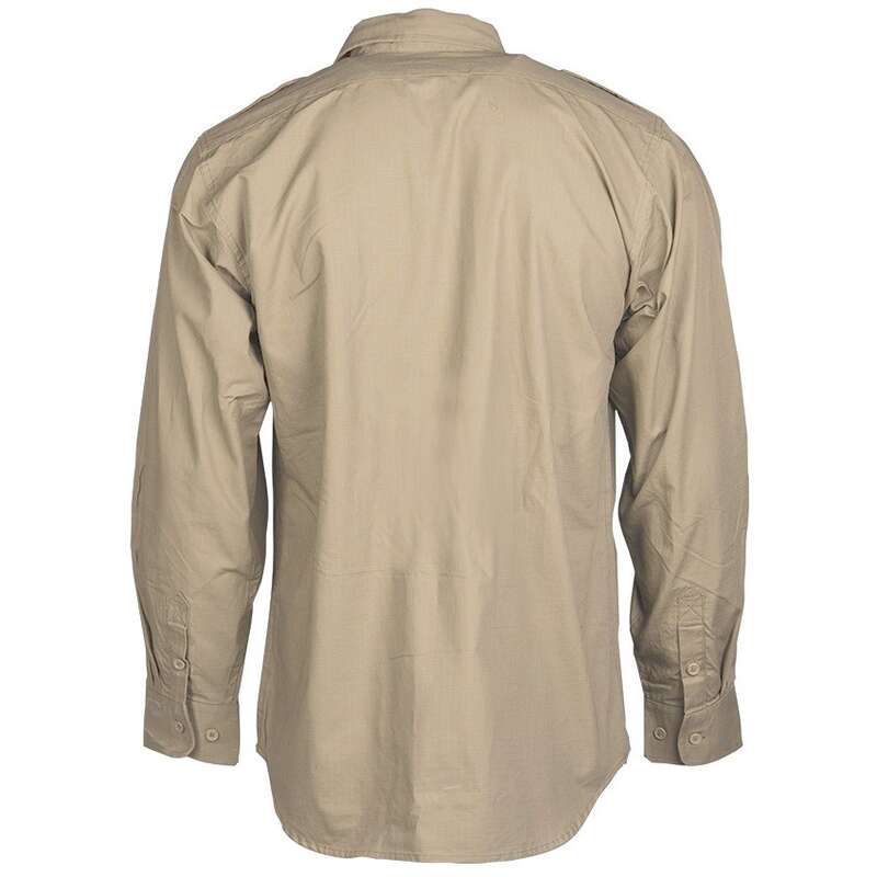 Mil-Tec - Tropical Ripstop - Taktisches Langarmhemd - Khaki