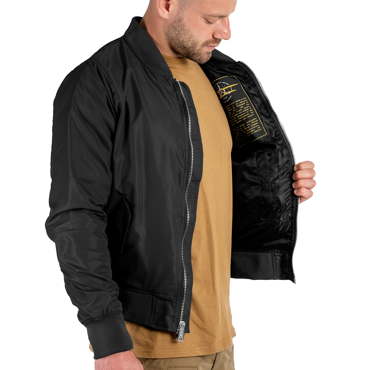 Mil-Tec - MA-1 Flyers Summer - Sommerjacke - Black