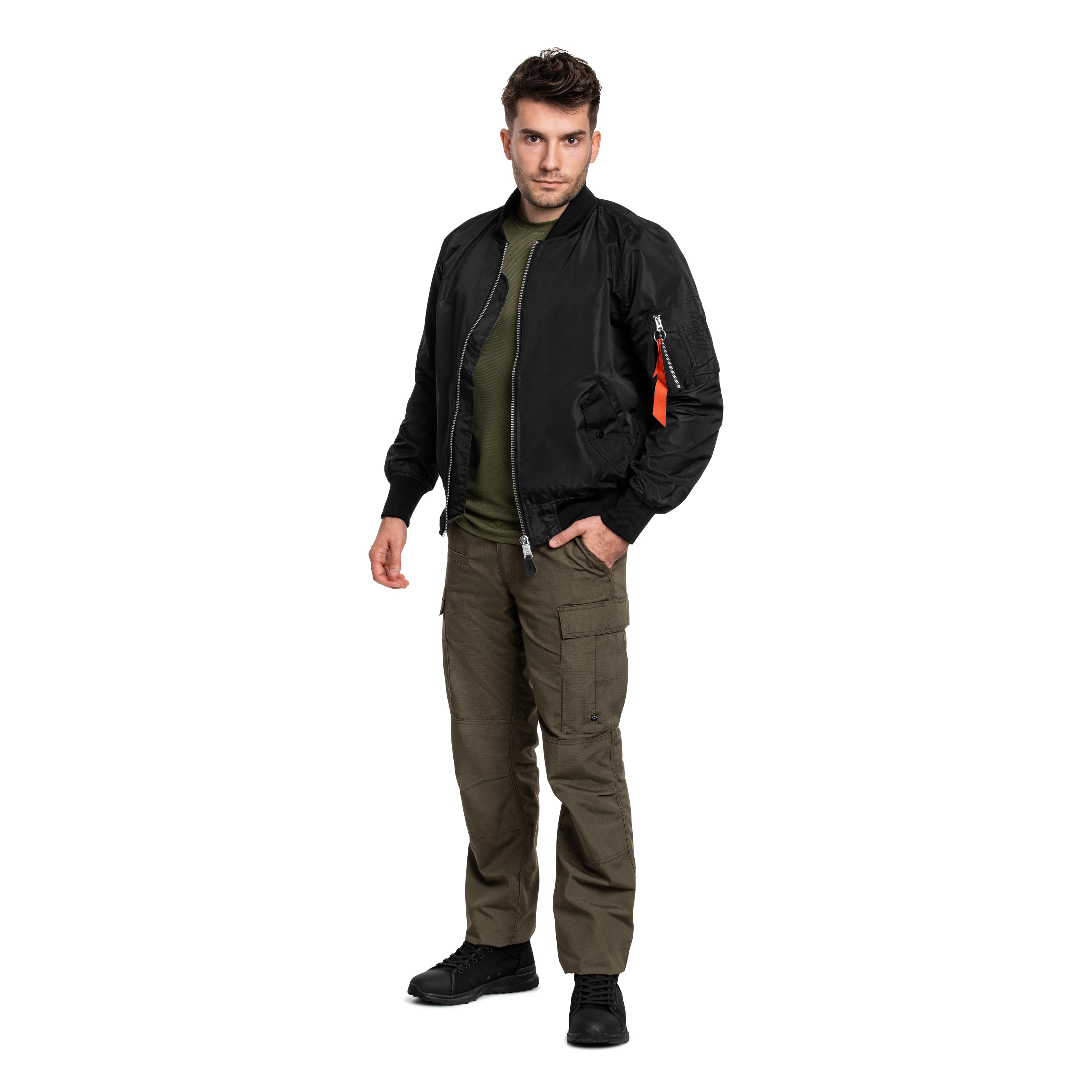 Mil-Tec - MA-1 Flyers Summer Jacke - Black