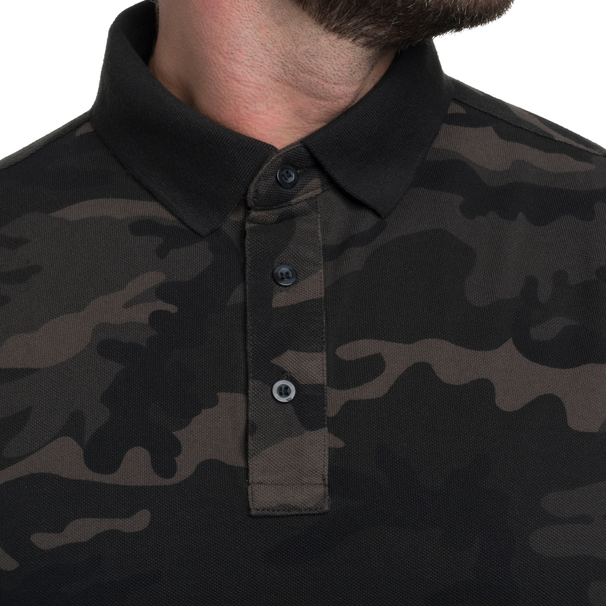 Mil-Tec - Prewash - Poloshirt - Dark Camo