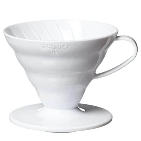 Hario - Dripper - V60-02 - Tragbare Kaffeemaschine - White