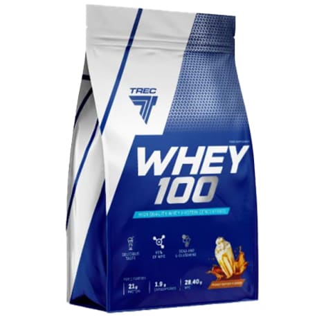 Trec - Whey 100 - Proteinergänzung 700 g Erdnussbutter - Nahrungsergänzungsmittel