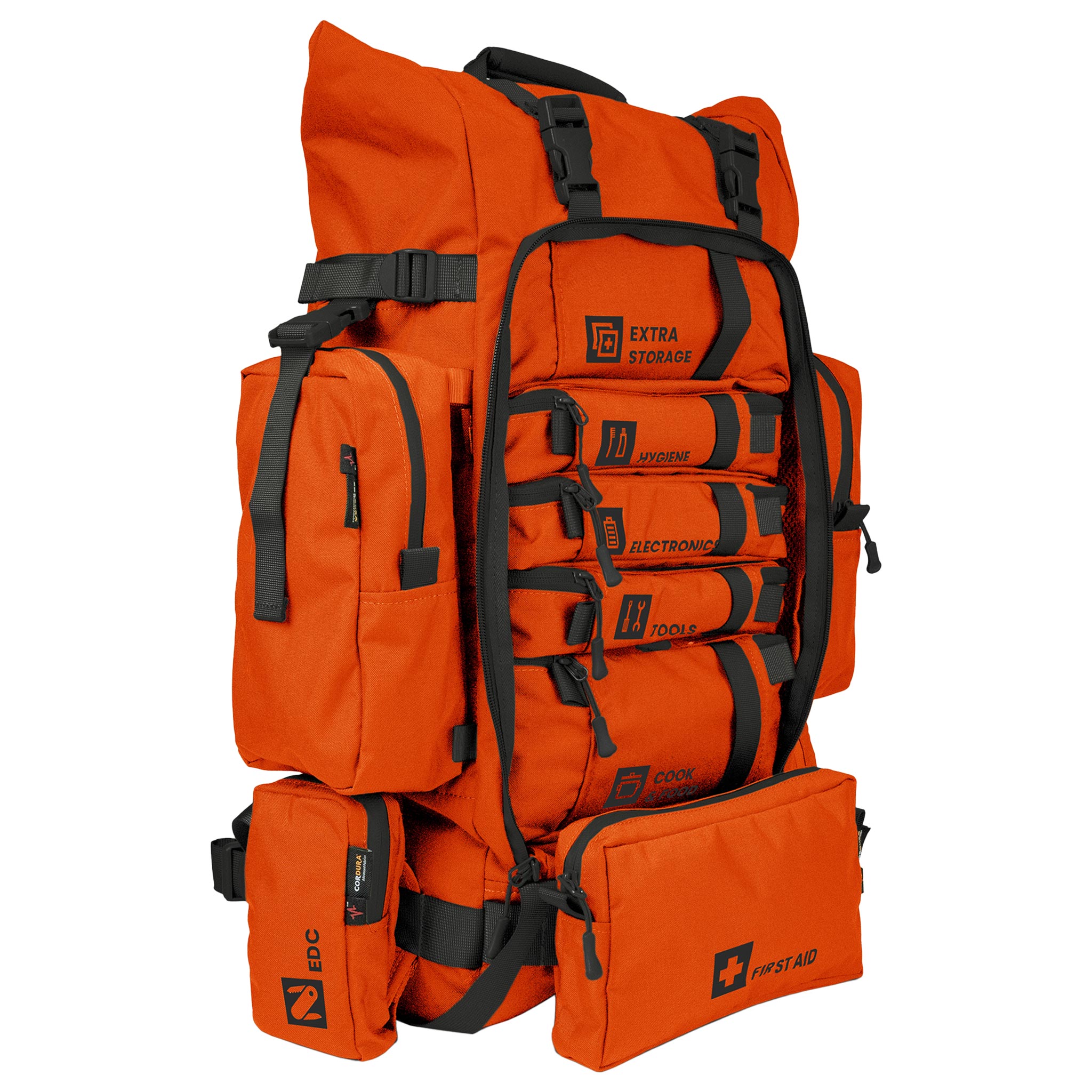 Help Bag - Max Notfallset - Flame Orange