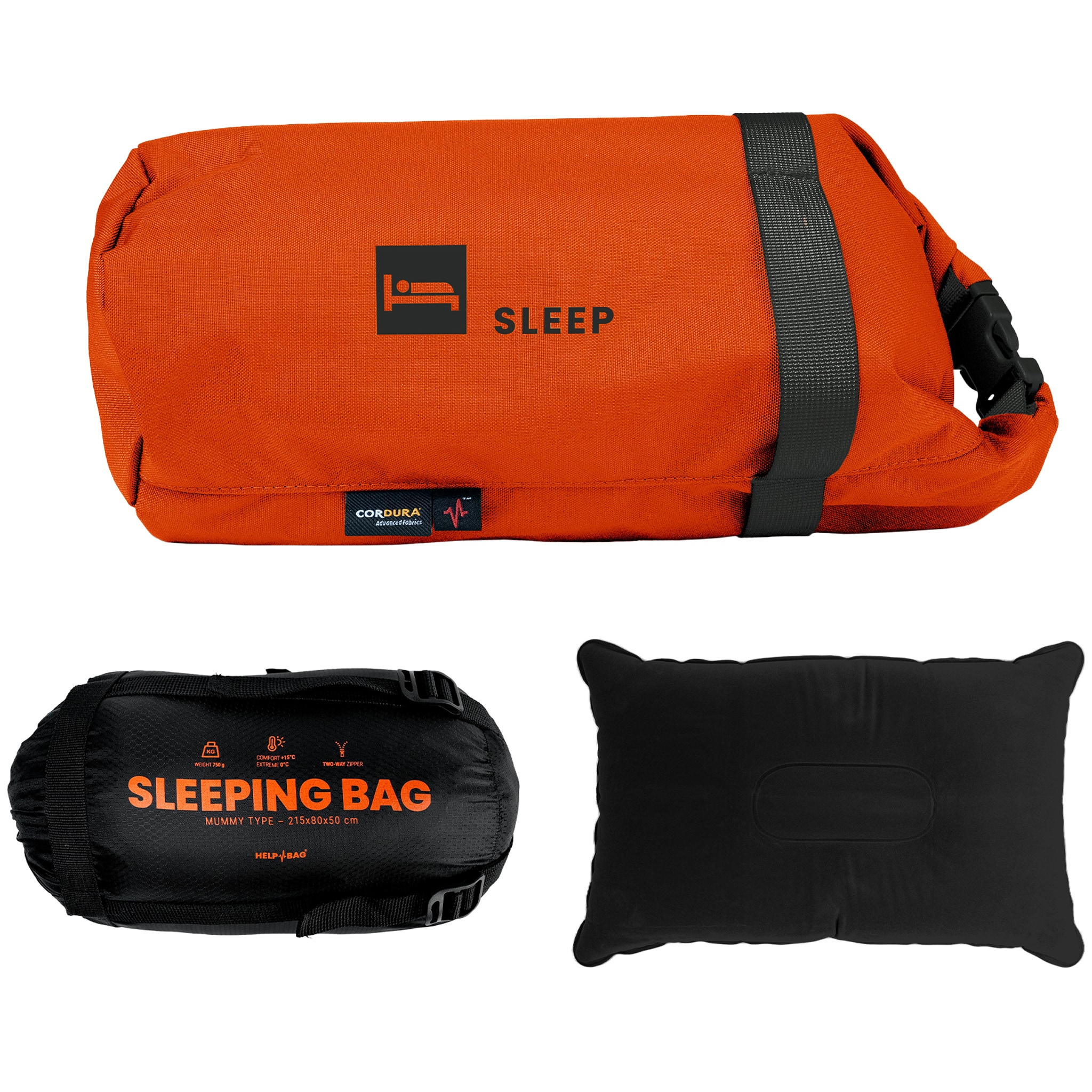 Help Bag - Max Notfallset - Flame Orange