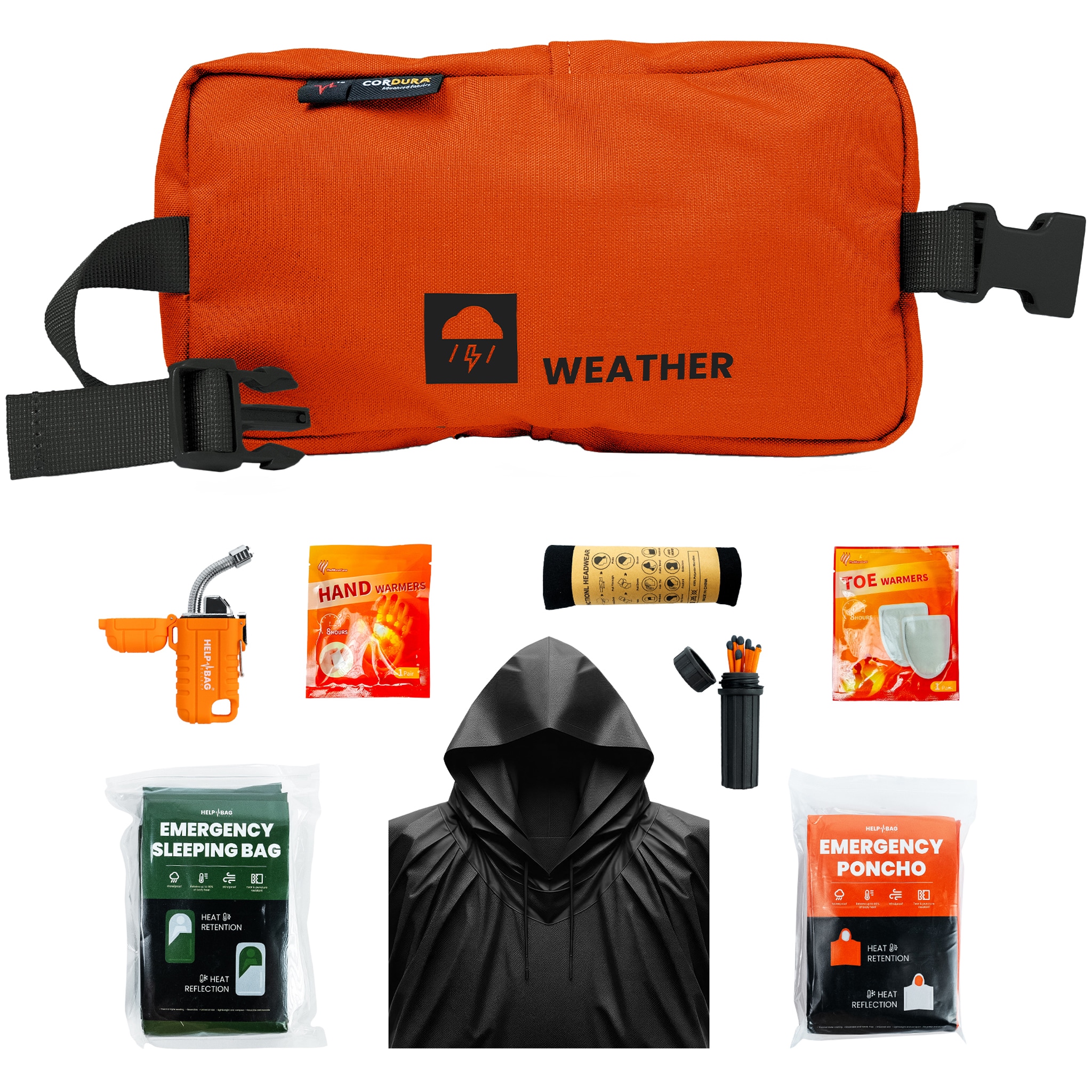 Help Bag - Max Notfallset - Flame Orange