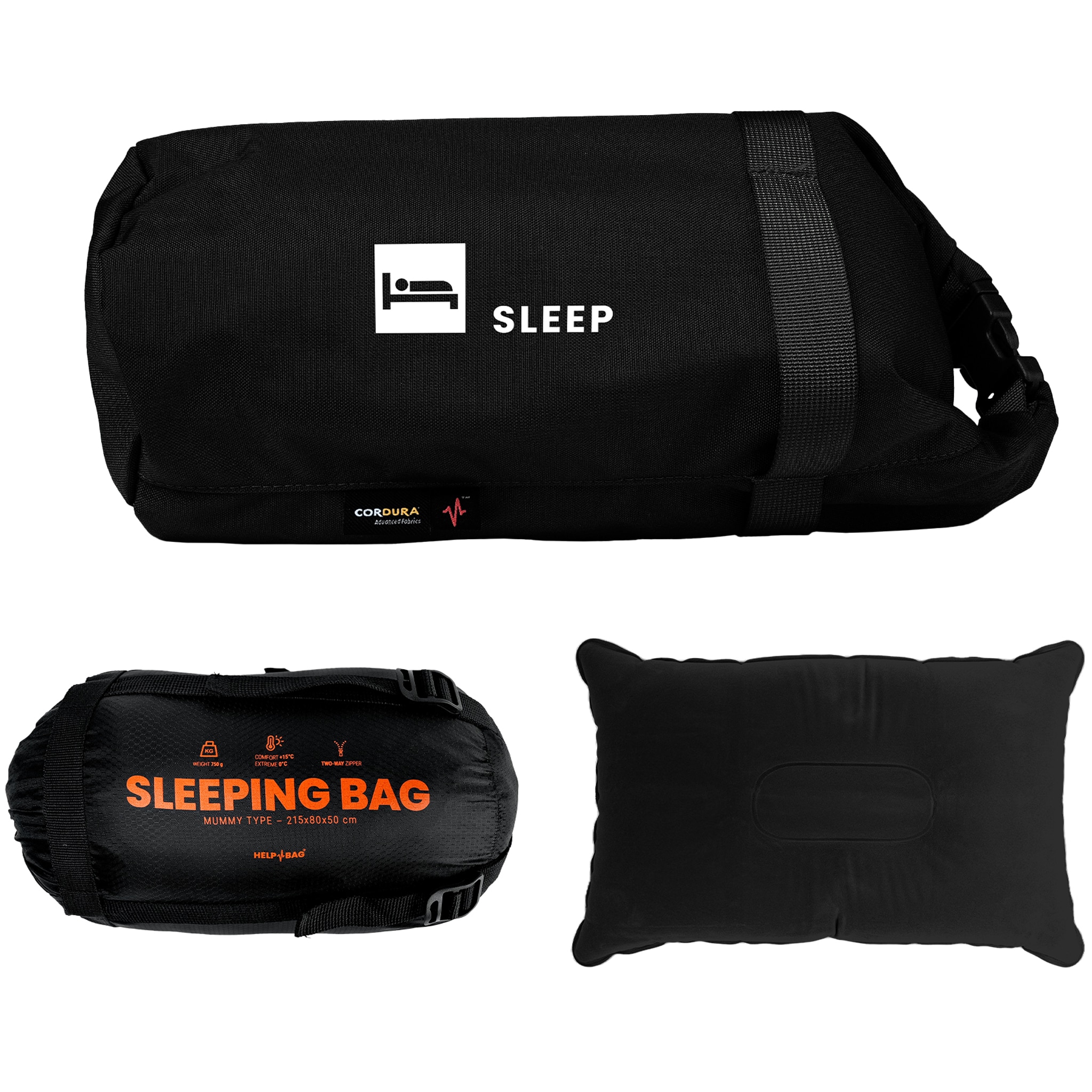 Help Bag - Max Notfallset - Shadow Black