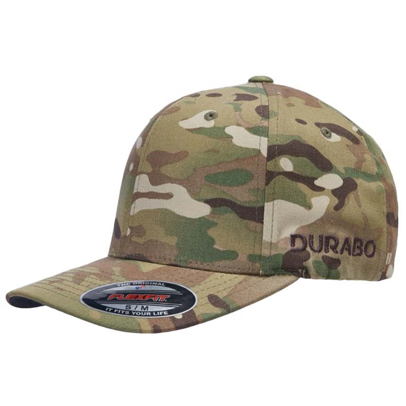 Durabo -  baseball Flexfit - Basecap mit Stickerei -  Multicam