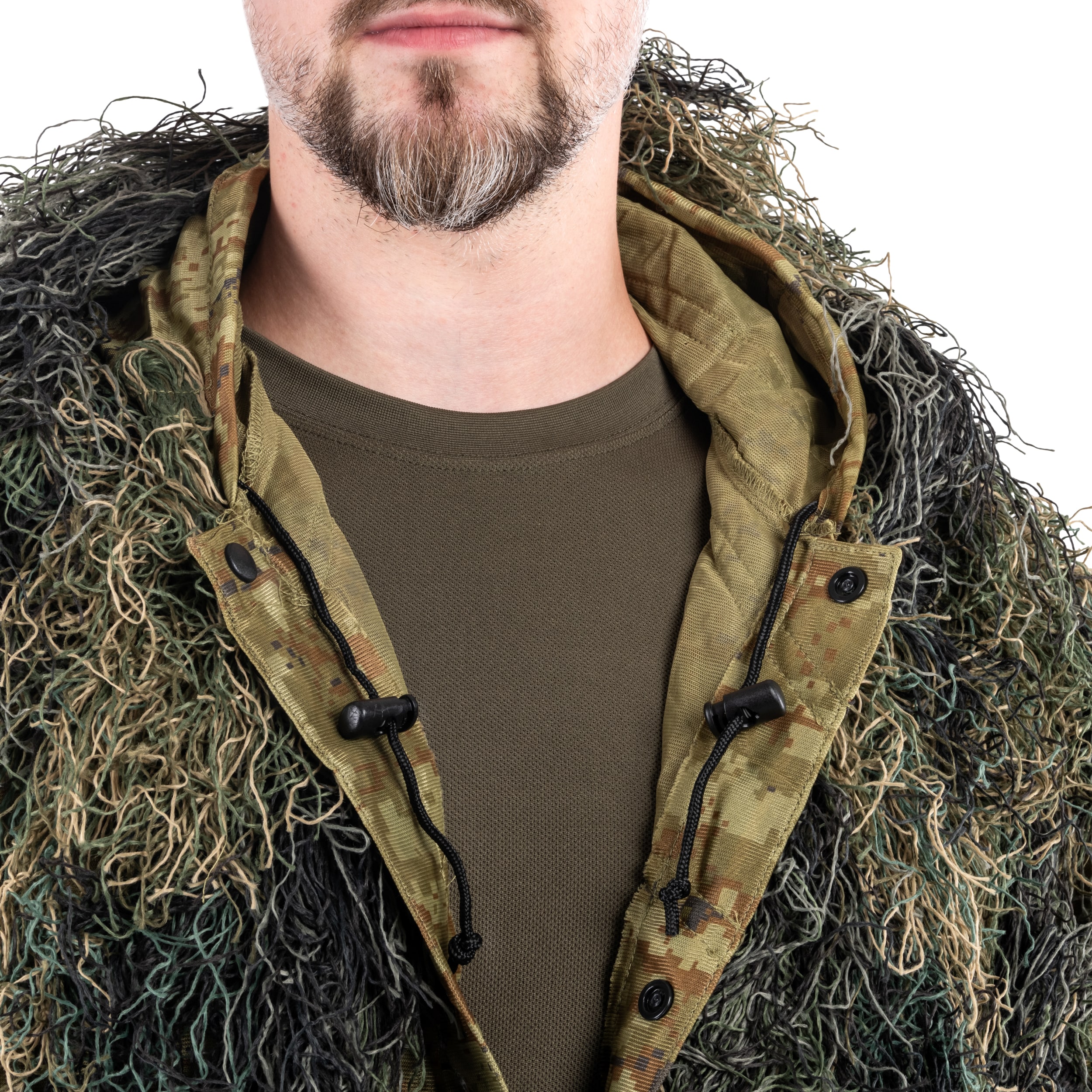 Mil-Tec - Parka Ghillie Anti Fire Pro - Tarnanzug - Woodland