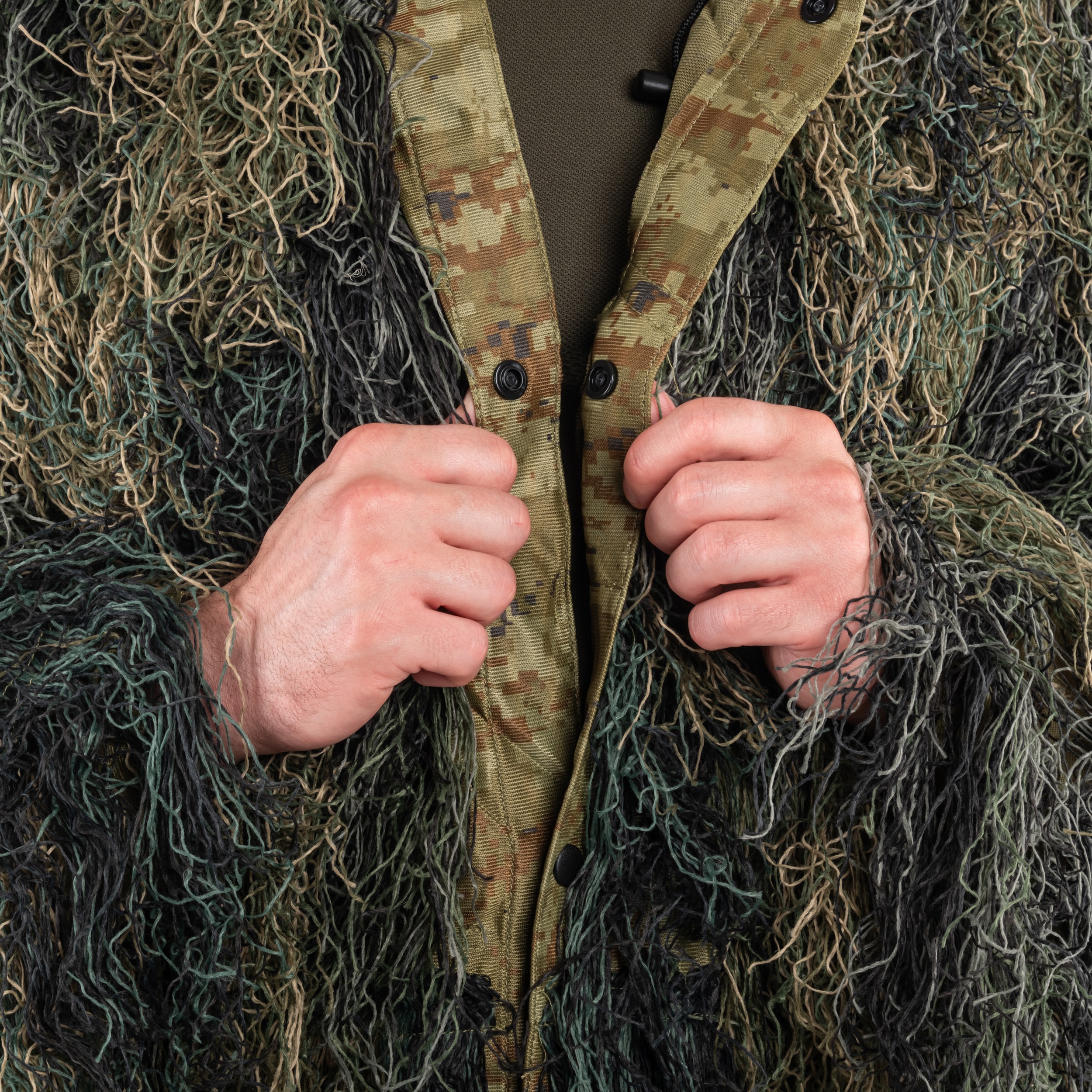 Mil-Tec - Parka Ghillie Anti Fire Pro - Tarnanzug - Woodland