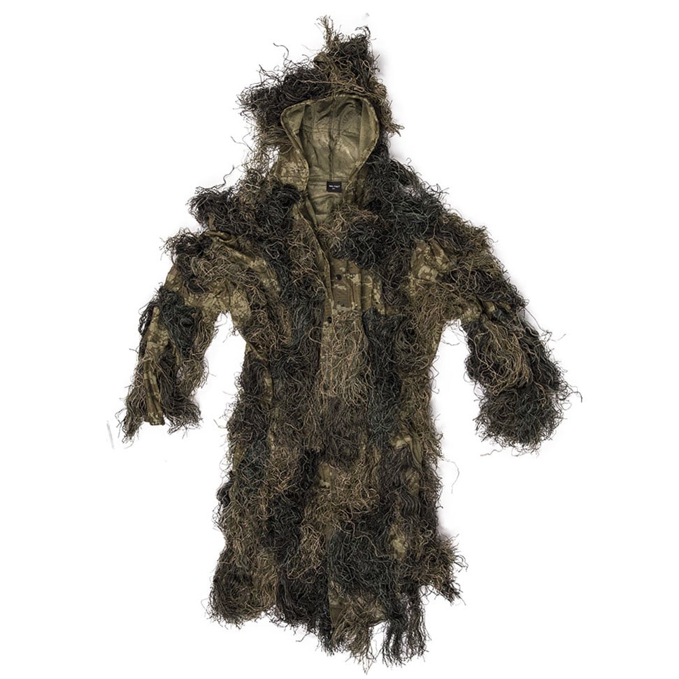 Mil-Tec - Parka Ghillie Anti Fire - Tarnanzug - Woodland