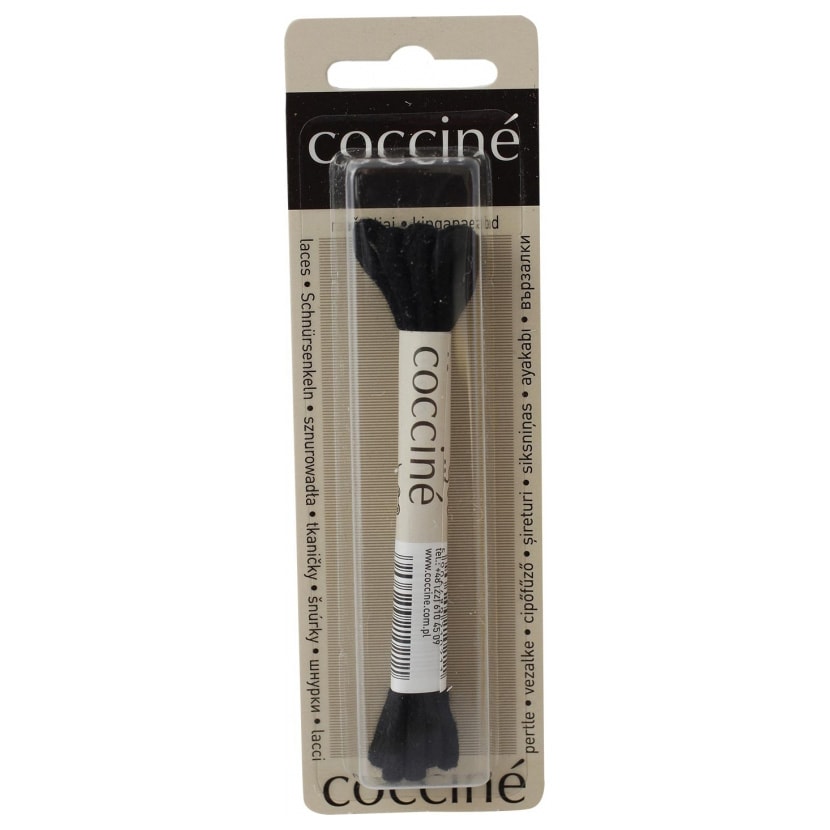 Coccine - Schnürsenkel 100 cm - Black