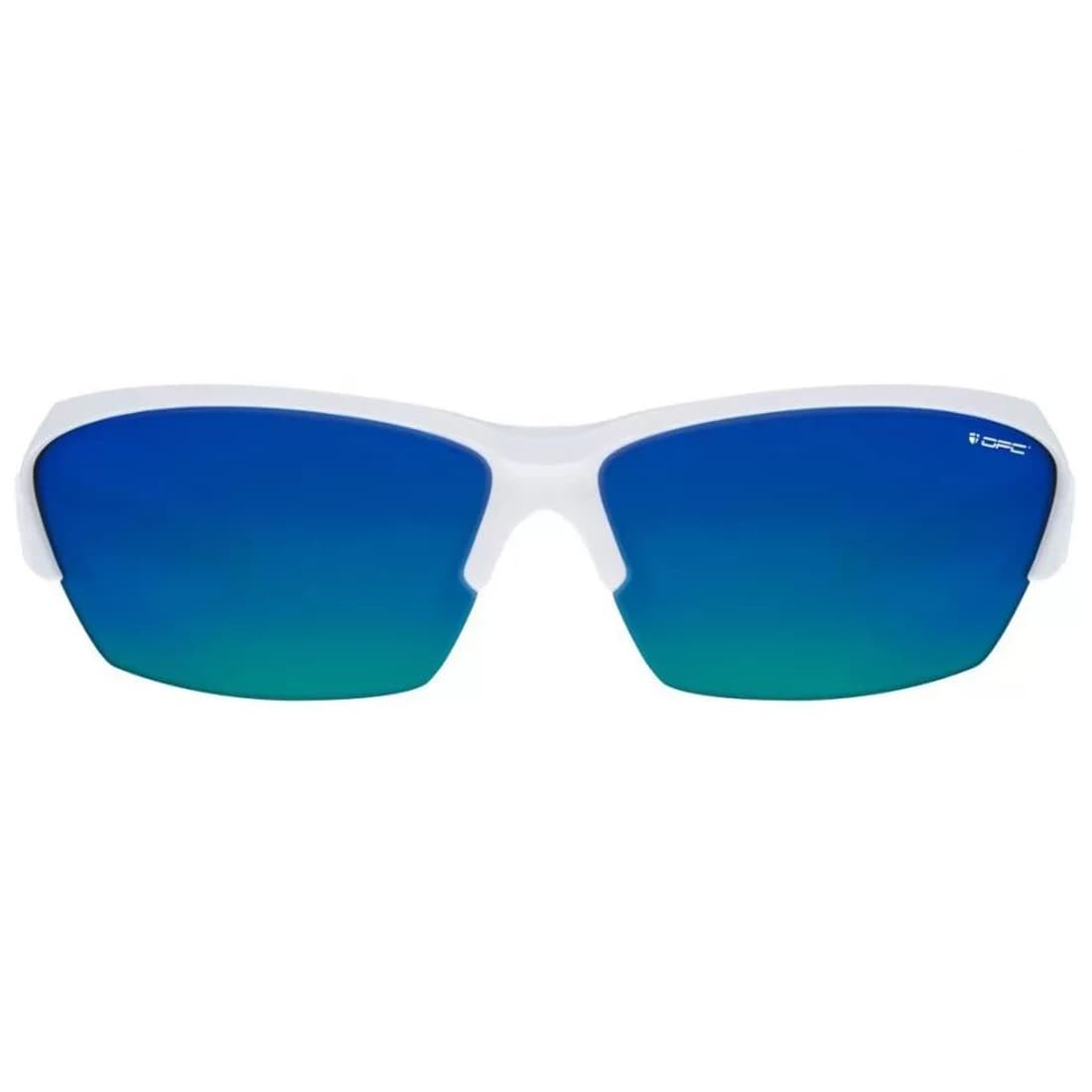 OPC - Extreme Stelvio - Polalisierte Sonnenbrille - White/Green Blue Revo