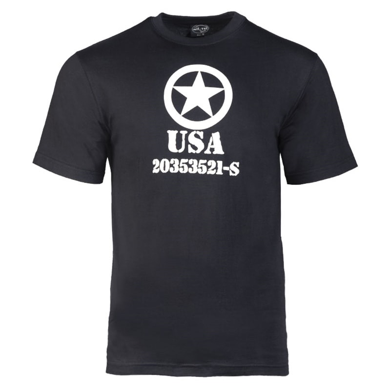 Mil-Tec - Allied Star - T-Shirt - Black