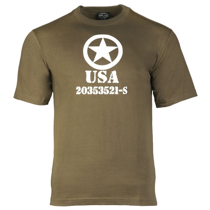 Mil-Tec - Allied Star - T-Shirt - Olive