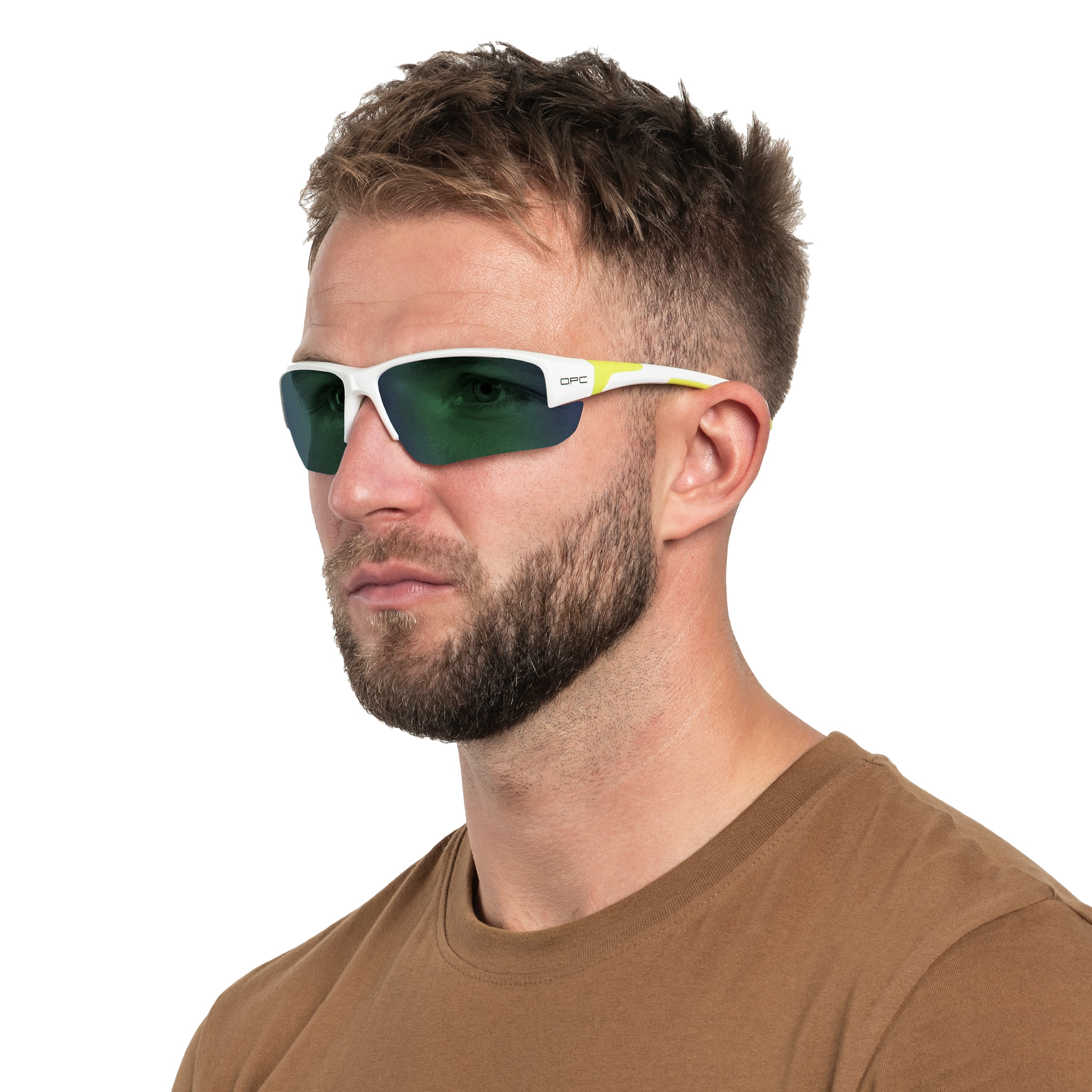 OPC - Extreme San Salvo White Green Blue Revo - Polarisierte Sonnenbrille