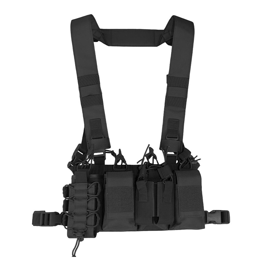 Camo Military Gear - Storm Chest Rig - Taktische Weste - Black