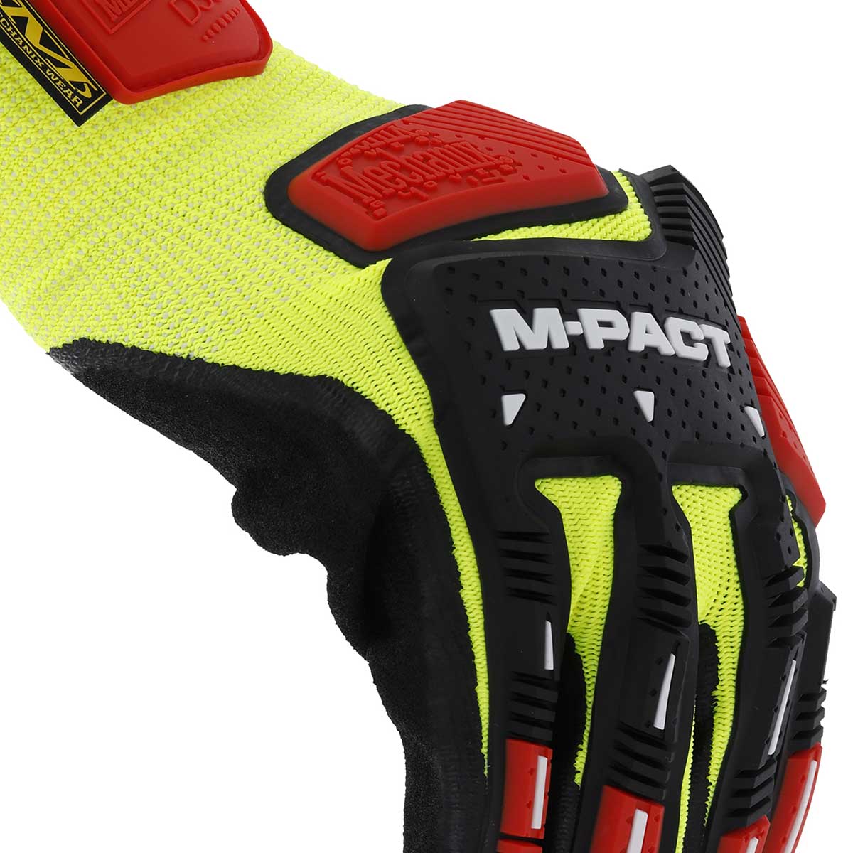 Mechanix Wear - M-Pact Hi-Viz CR3A3 - Taktische Handschuhe - Yellow/Red