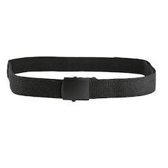Mil-Tec - Cotton Black Buckle - Gürtel - Black