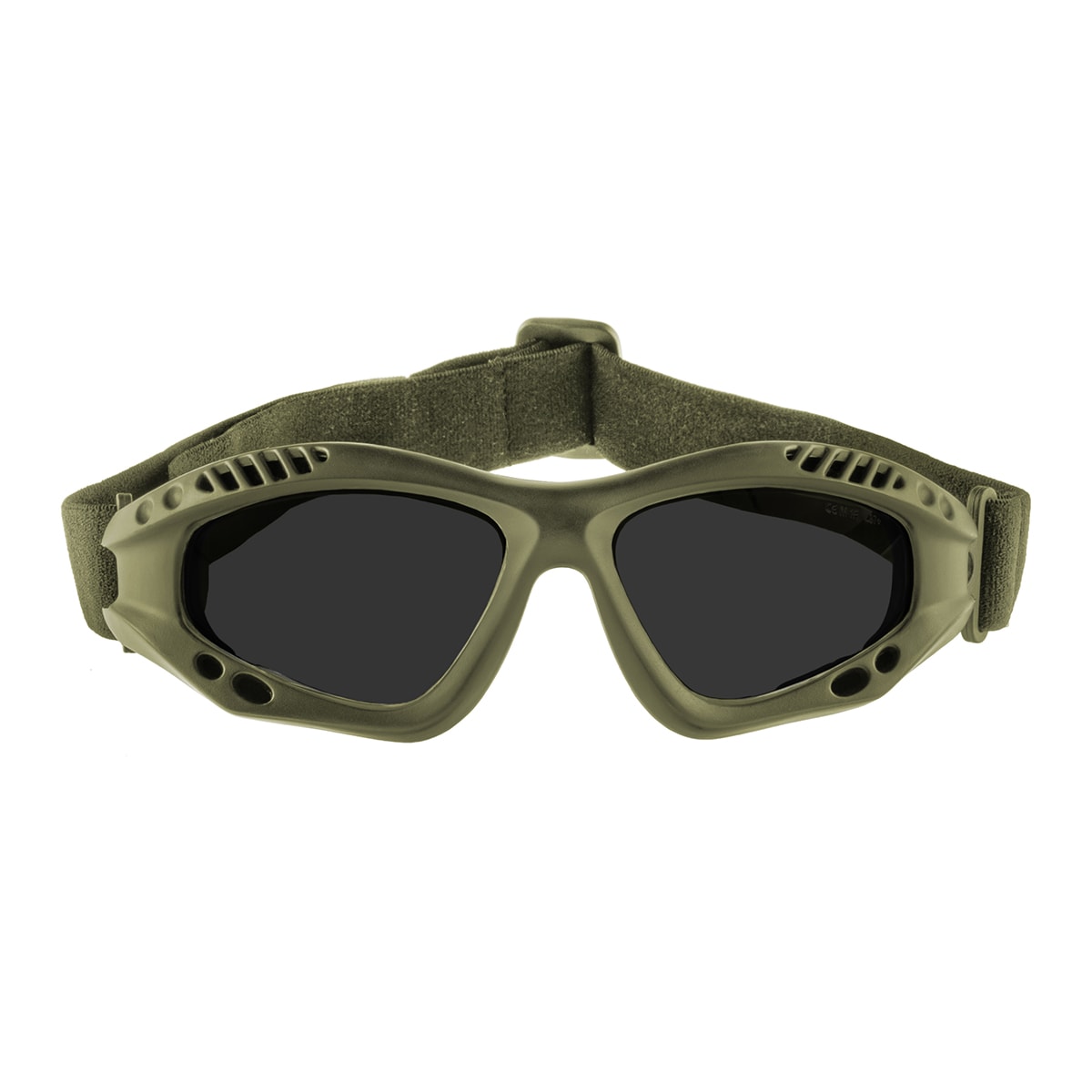 Mil-Tec -  Taktische Schutzbrille - Commando Goggles Air Pro - Smoke/Olive