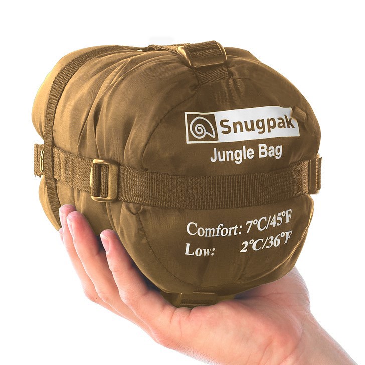 Snugpak Jungle Bag Schlafsack Coyote links