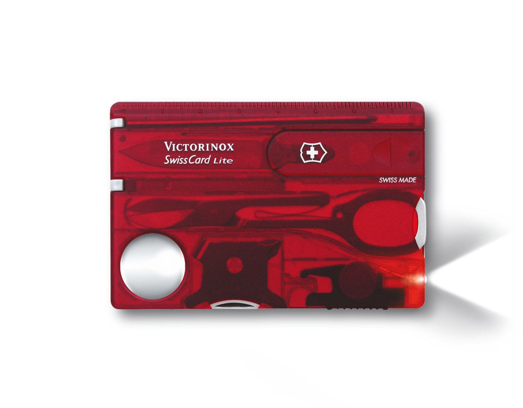 Victorinox - SwissCard Lite - Taschenwerkzeuge im Kreditkartenformat - Lite Ruby