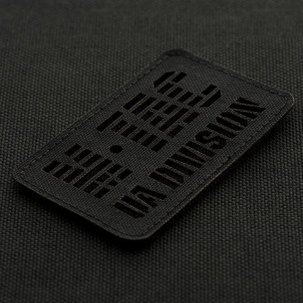 M-Tac - UA Division Laser Cut - Aufnäher - Black