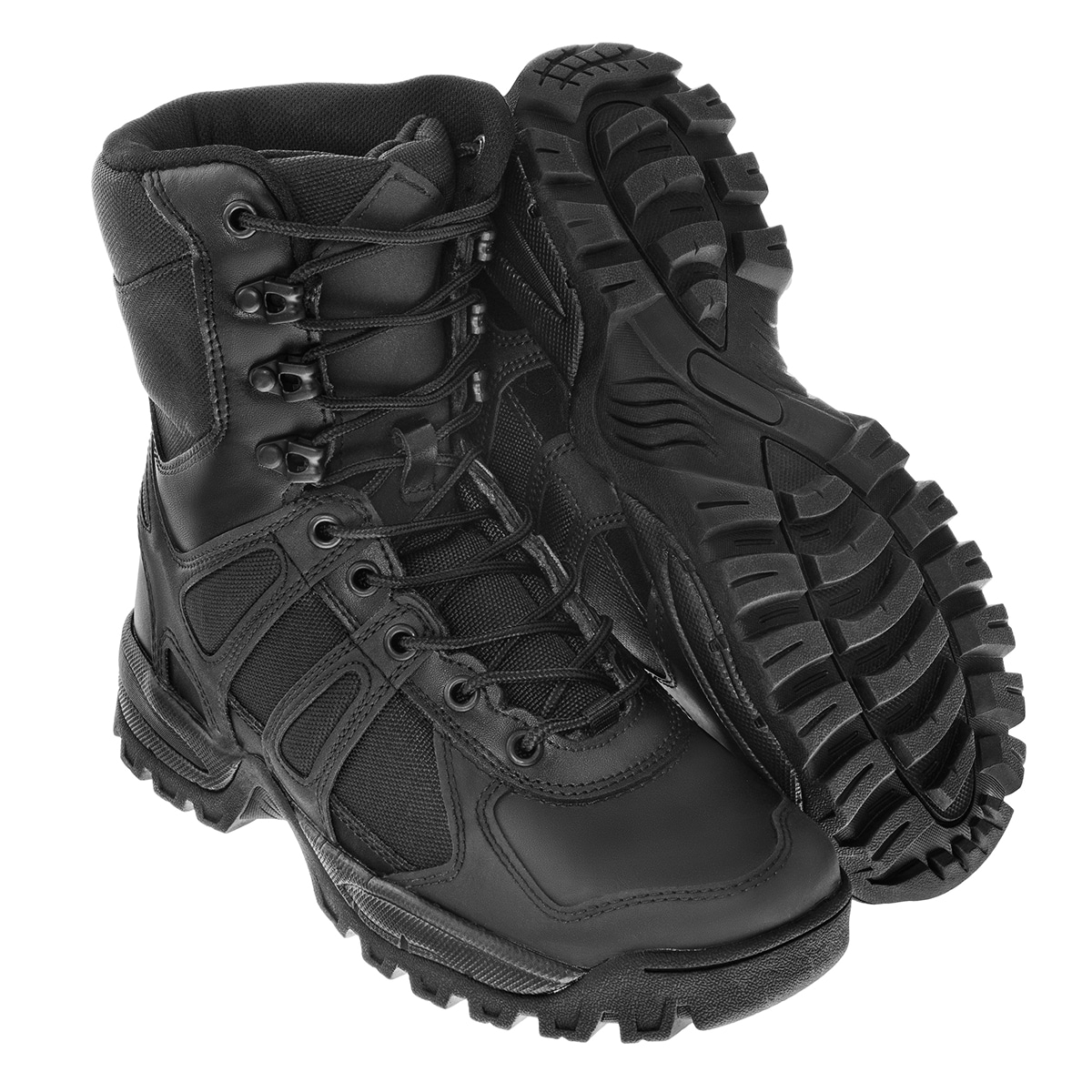 Black military combat boots on sale