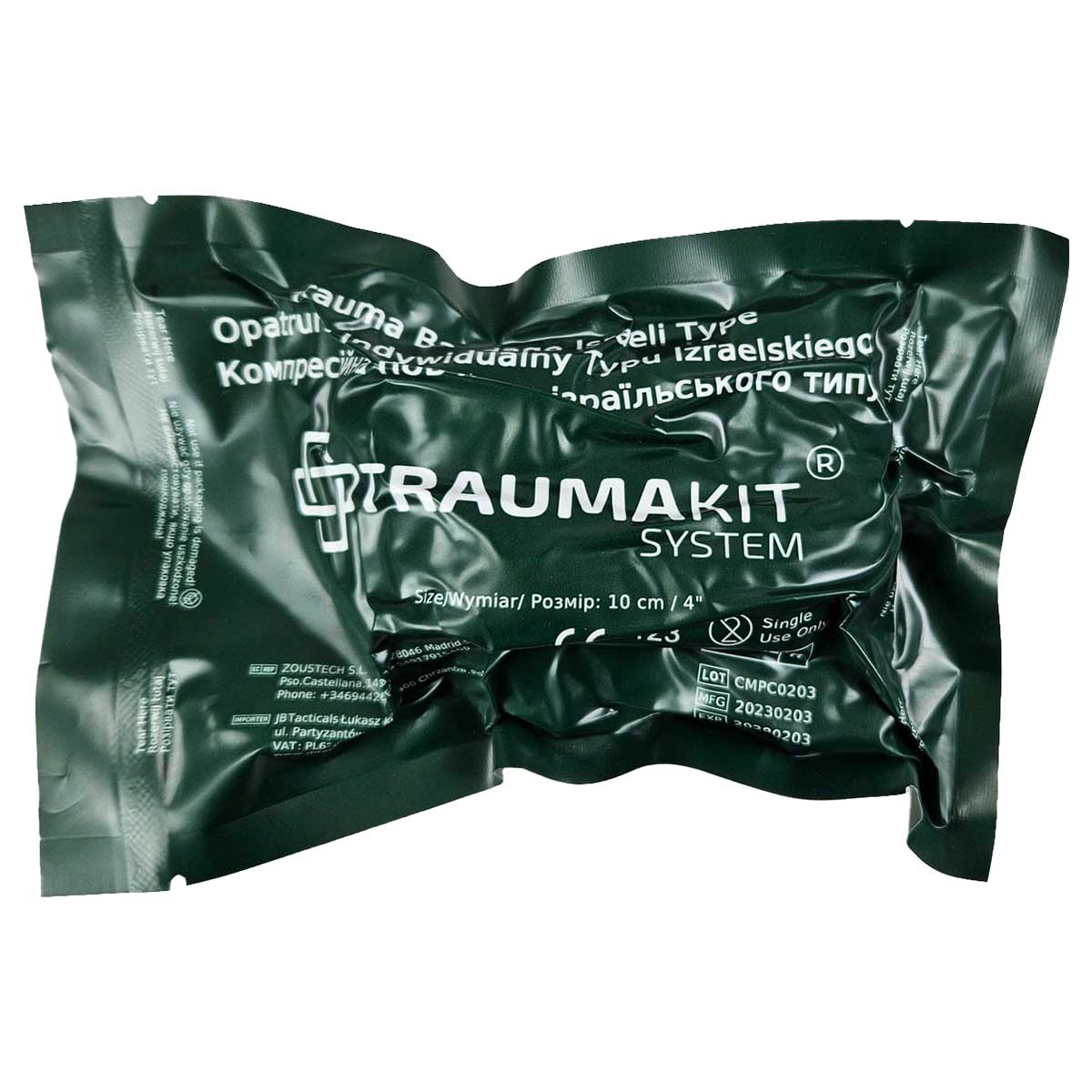 AedMax - Trauma Kit - Israelische Bandage 10 cm