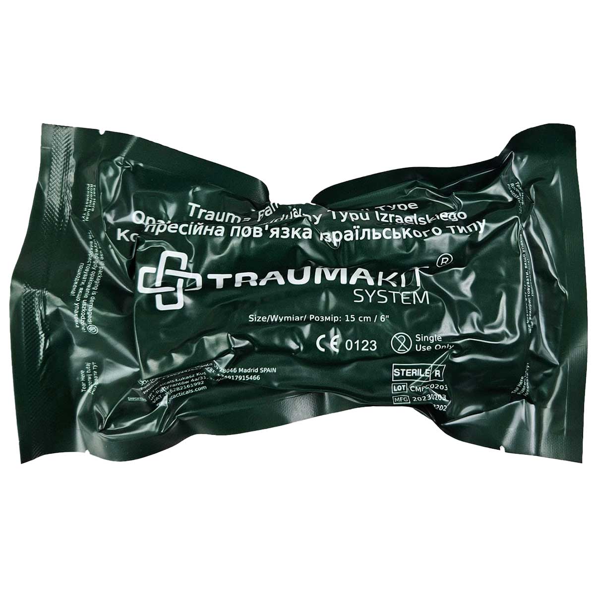 AedMax - Trauma Kit - Israelische Bandage 15 cm