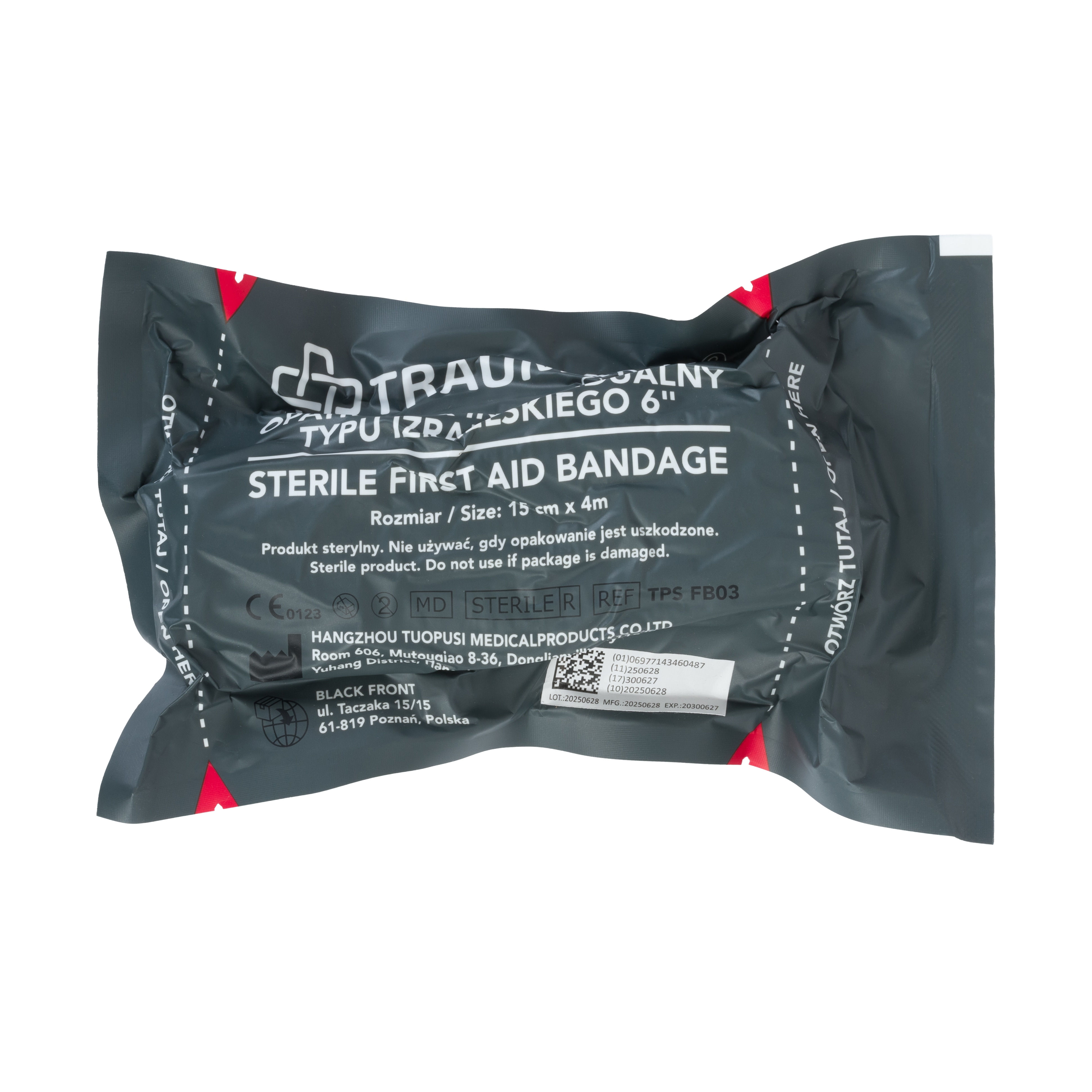 AedMax - Trauma Kit - Israelische Bandage 15 cm