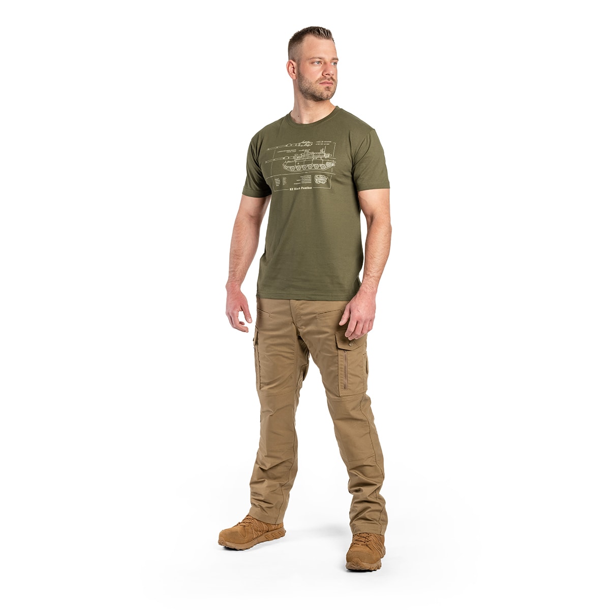 K2 Black Panther - T-Shirt - Olive