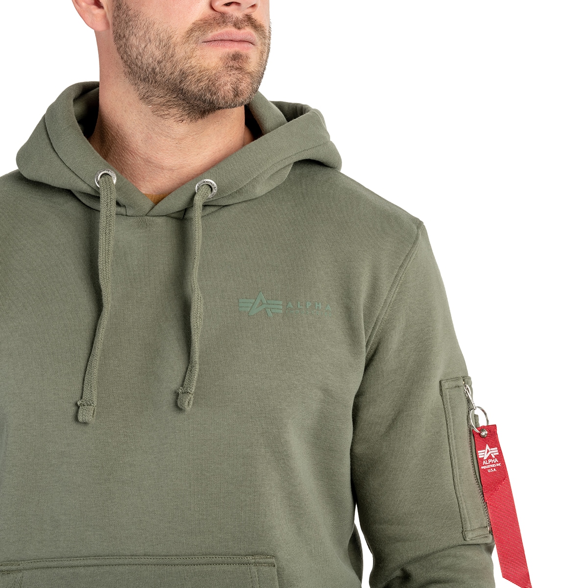 Alpha Industries - Air Force Hoody - Sweatshirt - Dark Olive