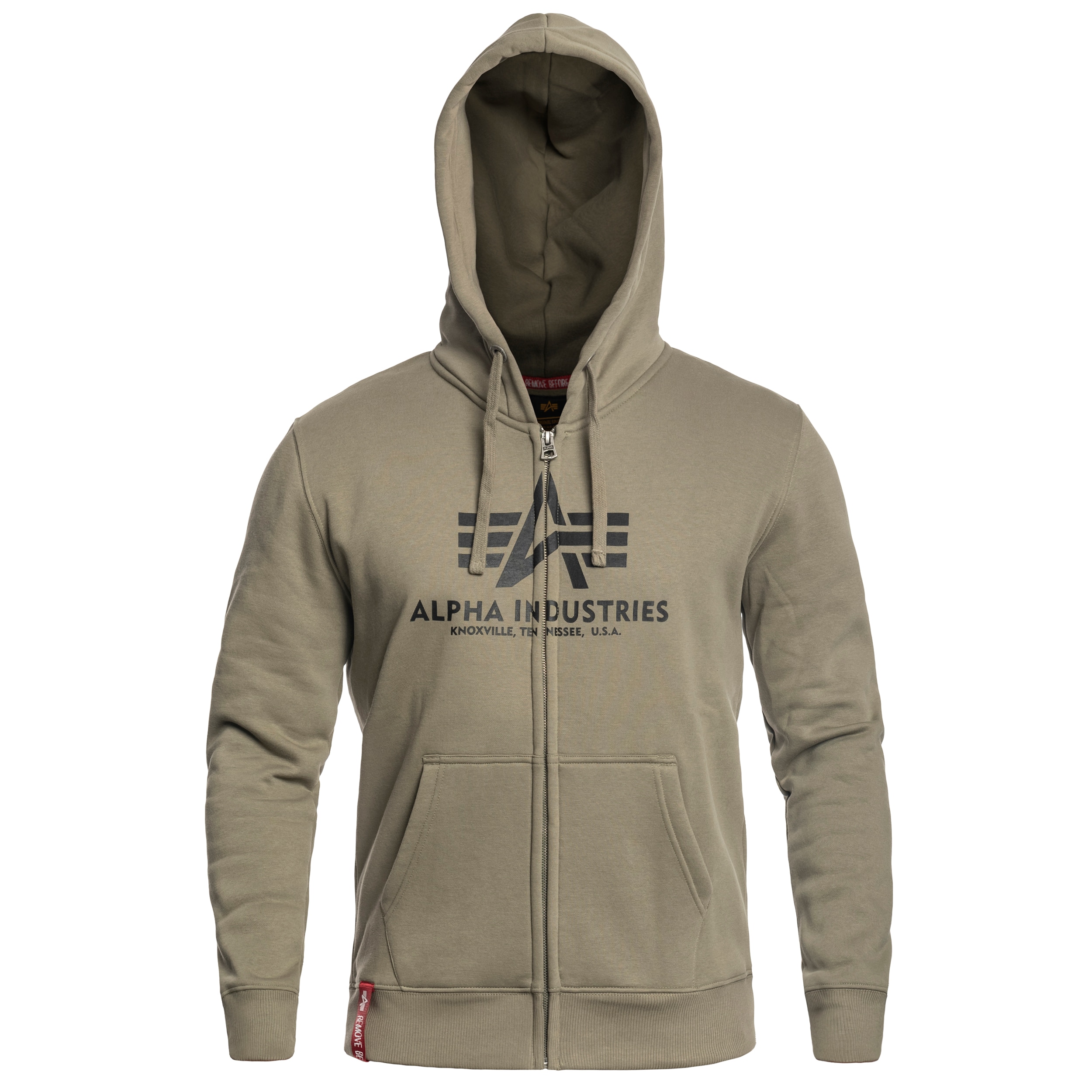 Alpha Industries - Basic Zip Hoody - Sweatshirt - Olive