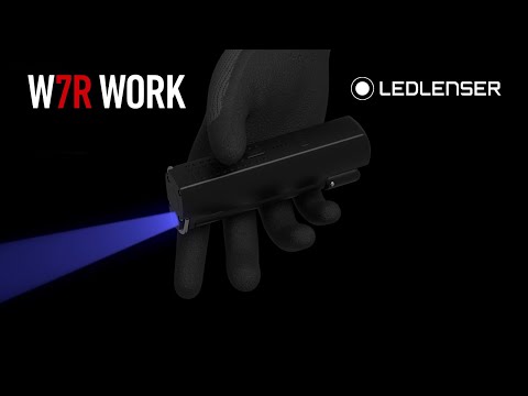 Ledlenser - W7R Work UV - Stab-Arbeitsleuchte - 600 Lumen